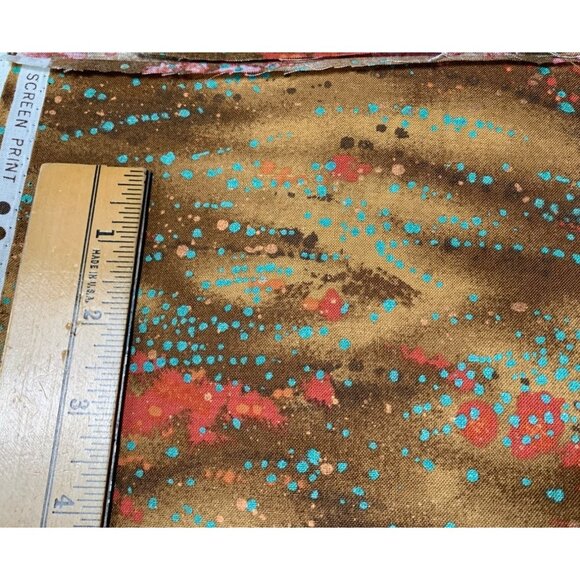 Hoffman International Fabrics "Visions" Screen Print Fabric 1/2 yard 42" Multico - Picture 2 of 4